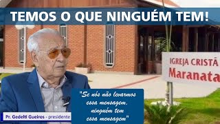 GEDELTI DECLARA O EXCLUSIVISMO DA IGREJA MARANATA E DESQUALIFICA AS DEMAIS IGREJAS [upl. by Eem]