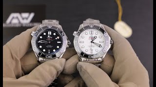 Omega Seamaster Diver 300M Black Dial VS White Dial [upl. by Adnoloy]