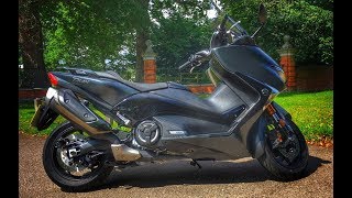 2017 Yamaha TMax DX Scooter Review [upl. by Nordgren]