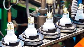 HOW a LIGHT BULB is MADE 💡  MASS PRODUCTION PROCESS of INCANDESCENT BULBS [upl. by Stephani]