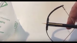 Wish unboxing toothpick mini crossbow and build [upl. by Agnesse785]