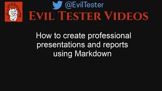 How to Create Professional Presentations using Markdown without Powerpoint or Keynote [upl. by Schaumberger]