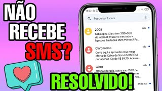 Problemas em receber Sms no seu Aparelho VEJA COMO RESOLVER [upl. by Dachi]