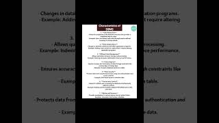Key Characteristics of DBMS  Features of Database Management Systems Explained [upl. by Gerry738]
