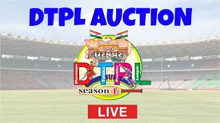 DHARAMPUR TALUKA PREMIER LEAGUE  DTPL AUCTION 4 LIVE [upl. by Oira]