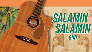 Salamin Salamin  BINI  Guitar [upl. by Elicia571]