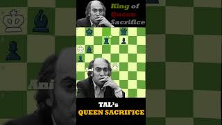 Mikhail Tal QUEEN SAC 🤯💀 [upl. by Aniaj]