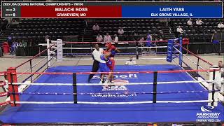 Laith Yass Vs Malachi Ross Quarter finals Y156lbs USAB National Championships [upl. by Armalda155]