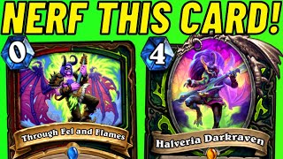 This 0 Mana Spell Has BROKEN Hearthstone [upl. by Yerhcaz904]