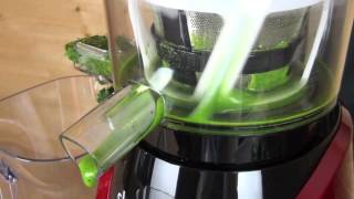 Slowstar SW 2000 Juicer Juicing Green Kale [upl. by Cottrell]