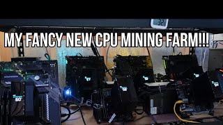 My fancy new cpu mining farm You have not seen anything like this [upl. by Llerryt]