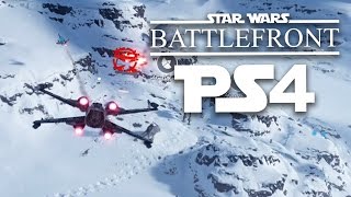 OWNING THE SKIES  Star Wars Battlefront Beta PS4 Gameplay XWing AWing Fighter [upl. by Serena199]