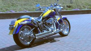 2006 Harley Fat Boy CVO Screaming Eagle with Rienhart Exhaust [upl. by Putnem]