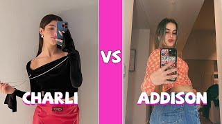 Charli Damelio Vs Addison Rae TikTok Dance Battle 2021 2022 [upl. by Wenona292]