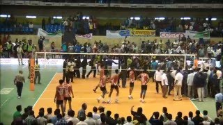 64th Indian National Volleyball Championship Final Tense Moments [upl. by Letsirk671]