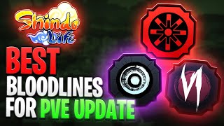 Top 5 Best Bloodlines For NEW PVEGRINDING UPDATE Shindo Life Rellgames  shinobi life 2 [upl. by Gimpel]