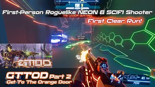 GTTOD  First Clear Run  SCIFI Neon FastAction Roguelike Shooter 2 [upl. by Nedarb]