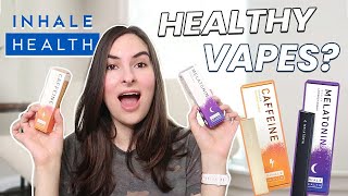 Trying Inhale Health Caffeine amp Melatonin Inhalers for a Week  Inhale Health Review [upl. by Mullins728]