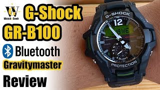 GRB100  Bluetooth Gravitymaster GShock Review [upl. by Yrogerg459]