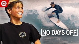 13YearOld FEARLESS Surfing Prodigy [upl. by Lyckman348]