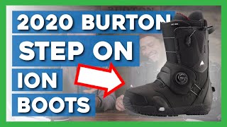 NEW 2020 BURTON STEP ON ION SNOWBOARD BOOTS [upl. by Nawd198]