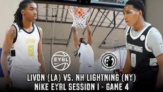 LivOn 17U vs NH Lightning HIGHLIGHTS  LivOn faces one of the top teams in EYBL in Session I [upl. by Rhiana]