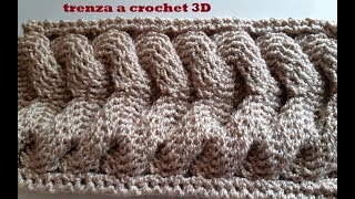 trenza a crochet  tutorial  paso a paso [upl. by Lotsirhc176]