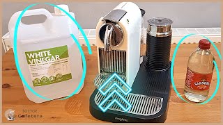 🧼 Descalcificar una cafetera NESPRESSO con vinagre 🤯 [upl. by Allveta405]