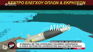 Η κατάσταση στα μέτωπα της Ουκρανίας – Η «ανταλλαγή» πυραύλων και ο πυρηνικός κίνδυνος  Live You [upl. by Raff]