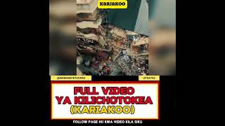 KARIAKOO  FULL VIDEO YA KILICHOTOKEA [upl. by Afatsum305]