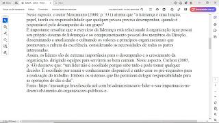 MAPA  ADM  COACHING EXECUTIVO E DESENVOLVIMENTO DE LÃDERES  542024 [upl. by Liam]