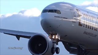 Emirates Boeing 777300ER A6EPH Full Test Flight Before Delivery  KPAE Paine Field [upl. by Dragoon106]