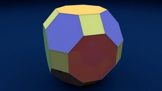 Make 3D Solid Shapes  Great Rhombcuboctahedron  Ромбоусечённый кубооктаэдр [upl. by Sualkcin]