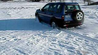 2003 Land Rover Freelander in the snow [upl. by Ydeh]