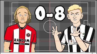 08 NEWCASTLE CRUSH SHEFFIELD UTD Every Premier League Manager Reacts 2324 6 [upl. by Ettenuj446]