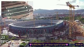 Obras CAMP NOU MAYO del 2024 [upl. by Seebeck]