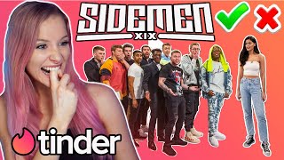 THIS IS TOO FUNNY SIDEMEN TINDER YOUTUBE EDITION [upl. by Pazit256]