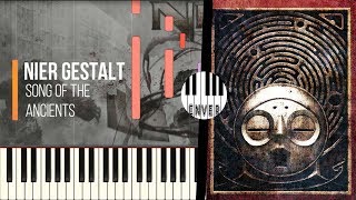 NieR Gestalt  Song of The Ancients Piano Collections Synthesia [upl. by Lussi467]