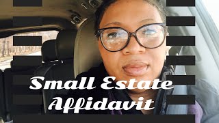 Small Estate Affidavit  Notary of Illinois [upl. by Inerney969]