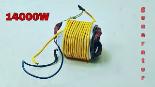 free energy generator 230V 14000W big transformer electricity Light Bulb energy generator ideas [upl. by Bathilda405]