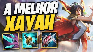 Como o TOP 1 XAYAH BR Joga no WILD RIFT Analise de GamePlay [upl. by Melquist]