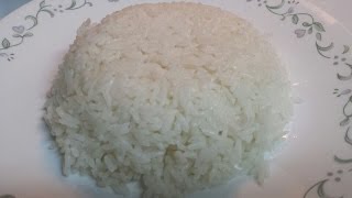 Arroz blanco perfectamente hecho en olla de acero inoxidable [upl. by Ytsirhk]