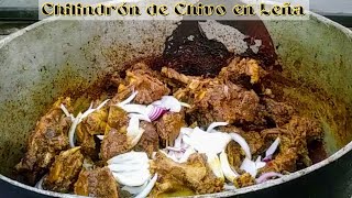 ENG SUB COMO HACER UN DELICIOSO CHILINDRÓN DE CHIVO EN LEÑA  CABRITO GUISADO  PASO A PASO [upl. by Gerhan]