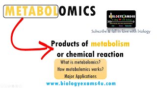 What is Metabolomics How does Metabolomics work Importance and applications of Metabolomics [upl. by Gosnell563]