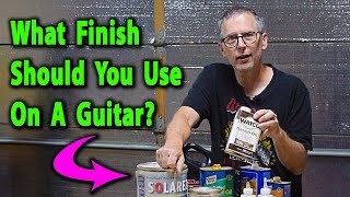 Luthier Quick Tip 3 How to Decide On A Guitar Finish [upl. by Enitram312]