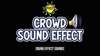 Crowd Sound Effect  ABSOLUTE BEST Crowd Sounds [upl. by Trakas293]