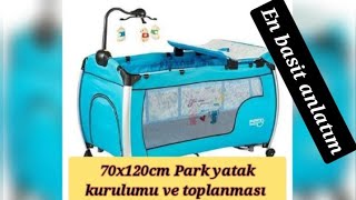 Bebek Park Yatak Kurulumu Kurmak ve toplamak çok basit [upl. by Yrffej]