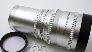 Hasselblad Carl Zeiss SONNAR C 250mmf56 561 [upl. by Anirehtak338]