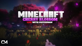 Minecraft wUncle Coffee  Cherry Blossom  Survival Exploring [upl. by Osicran]