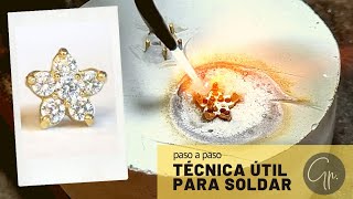 TÉCNICA con YESO para SOLDAR 💎Clases de Joyería [upl. by Lomasi]